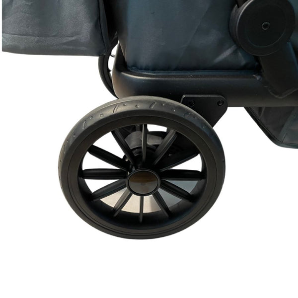 Klappbollerwagen KETTLER COMPACT Hinterrad im eingebauten Zustand am Bollerwagen