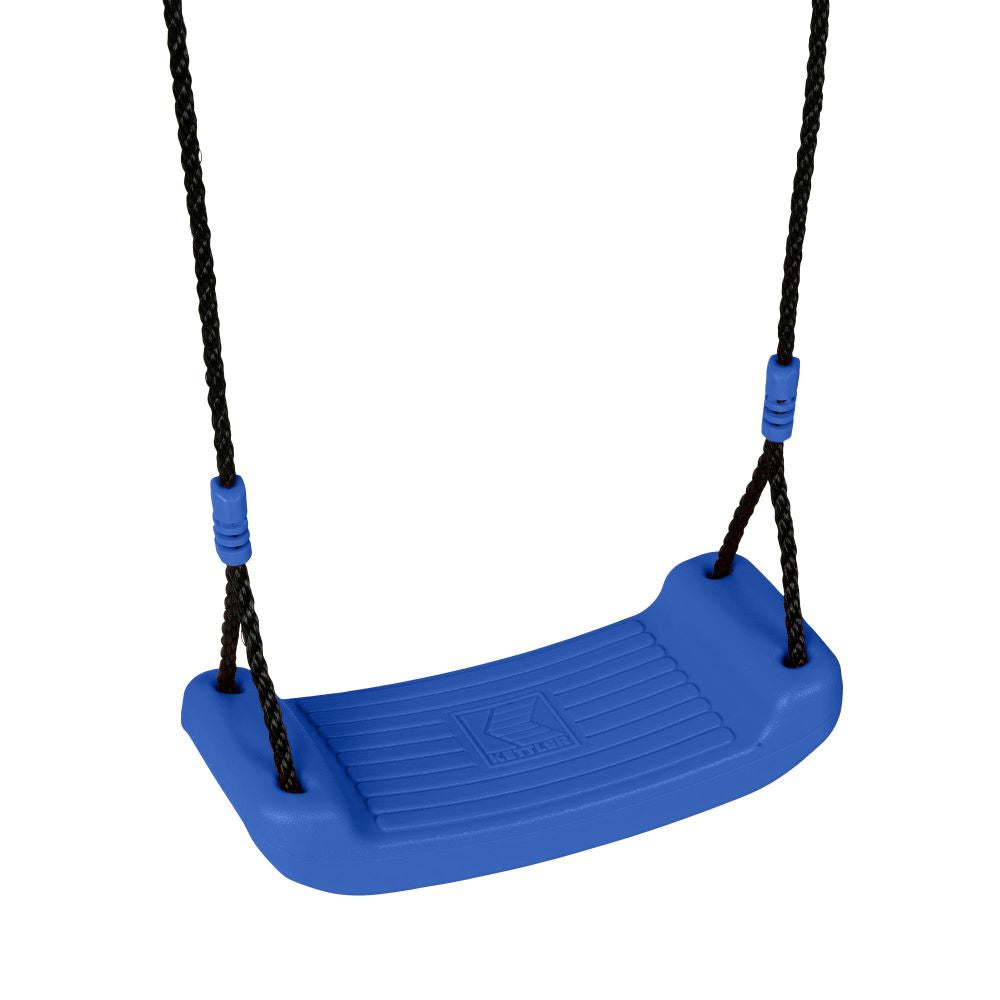 KETTLER Schaukelsitz blau - Schaukelbrett aus wetterbeständigem Kunststoff und mit flexiblem, verstellbaren Seil