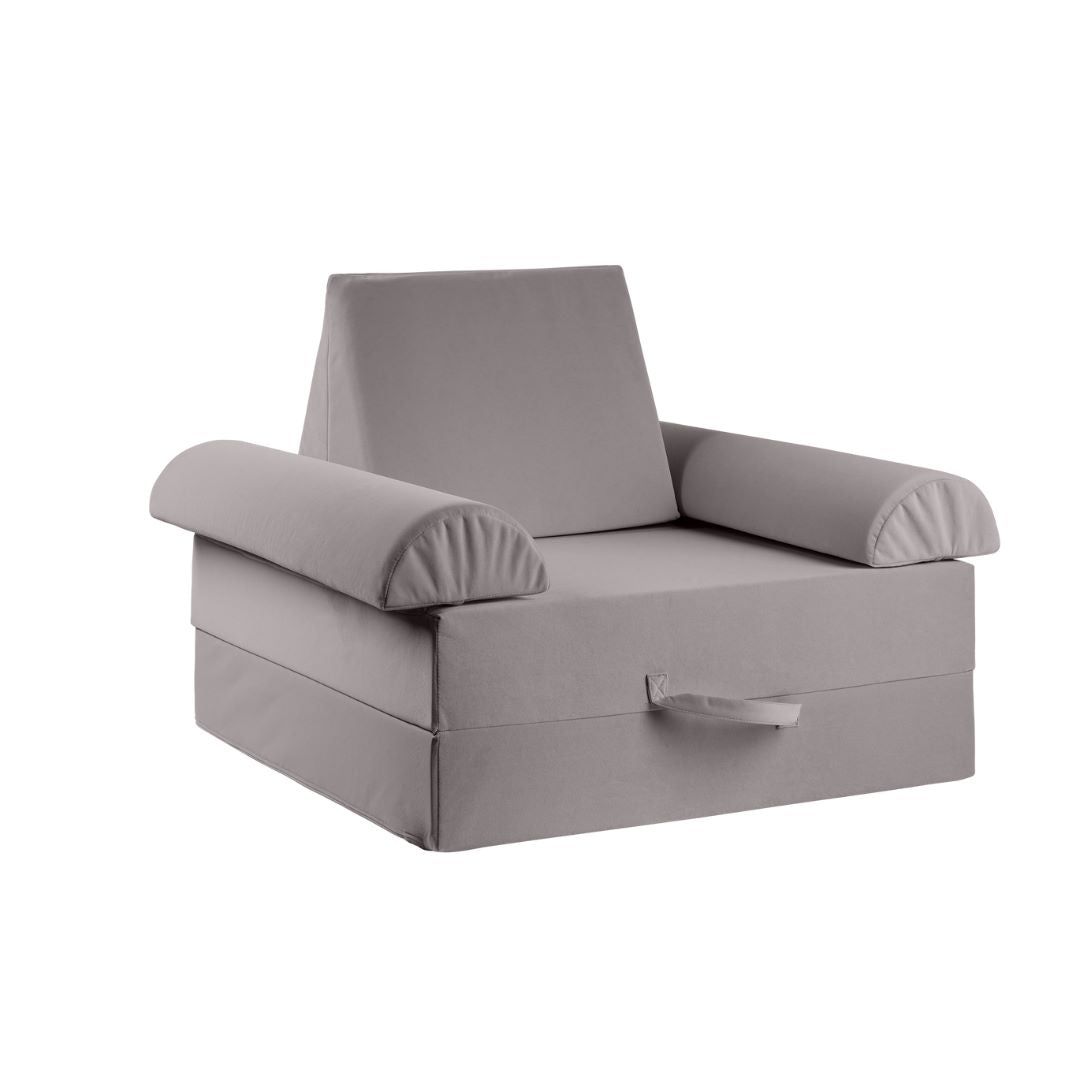 KETTLER Spielsofa KREATY Creme - Ansicht als Sessel mit Rückenlehne und Armlehne