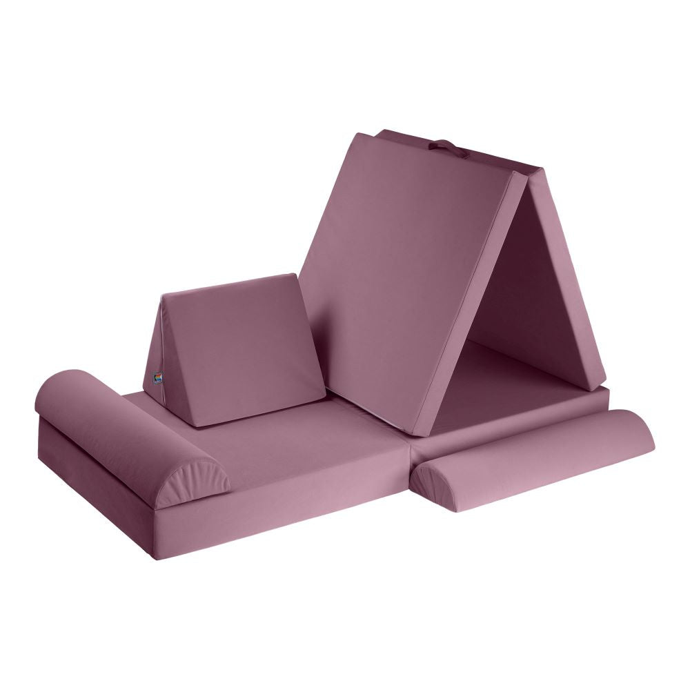 KETTLER Spielsofa KREATY Dusty Rose - Vielseitiges und bequemes Spielsofa für Kinder. Robuste Verarbeitung und kinderfreundliche Materialien. Waschbare Bezüge