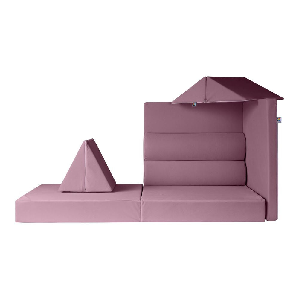 KETTLER Spielsofa KREATY Dusty Rose - Ansicht der Leseecke des Spielsofas