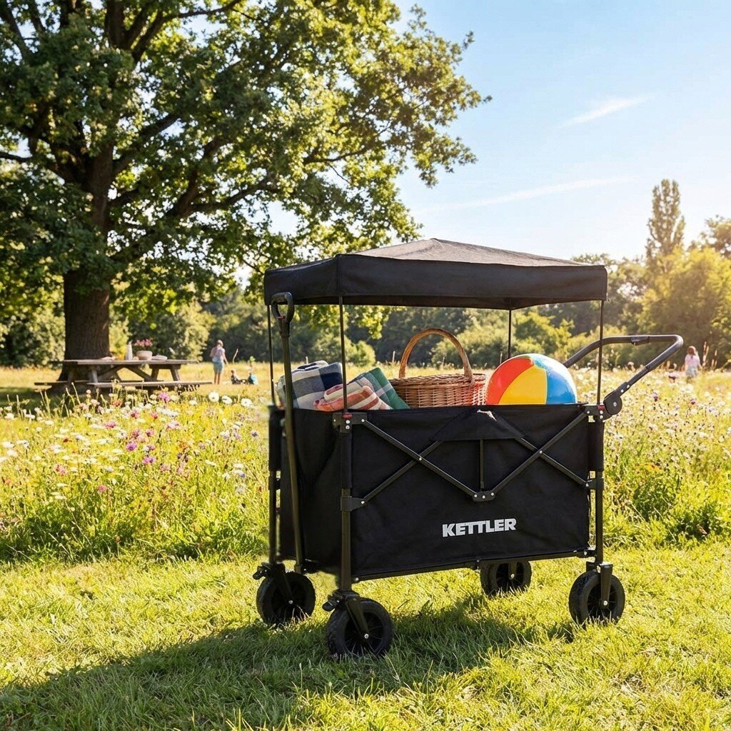 KETTLER Bollerwagen EASY im Einsatz