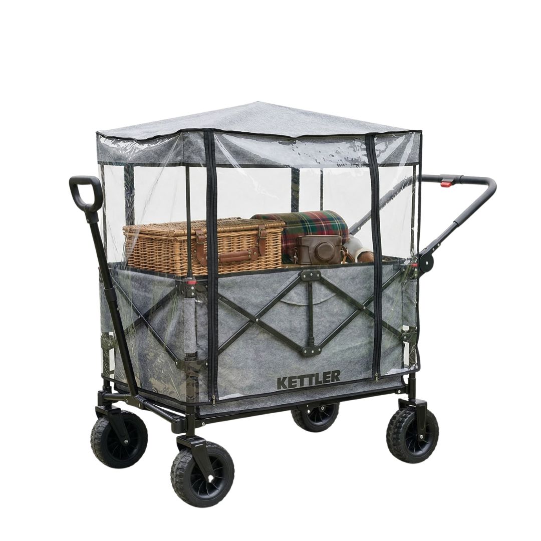 KETTLER Bollerwagen EASY mit Regenverdeck