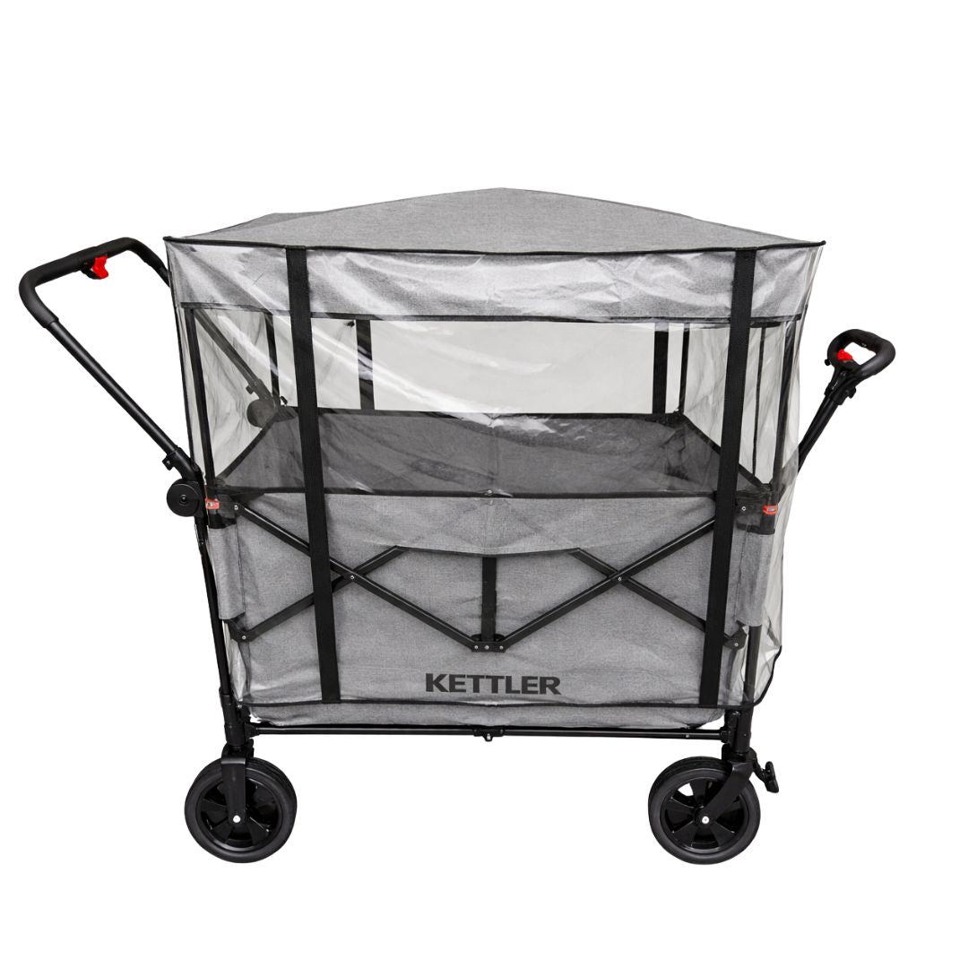 KETTLER Bollerwagen EASY Regenverdeck, Seitenansicht