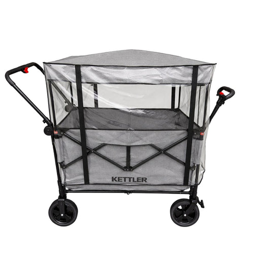 KETTLER Bollerwagen EASY Regenverdeck, Seitenansicht