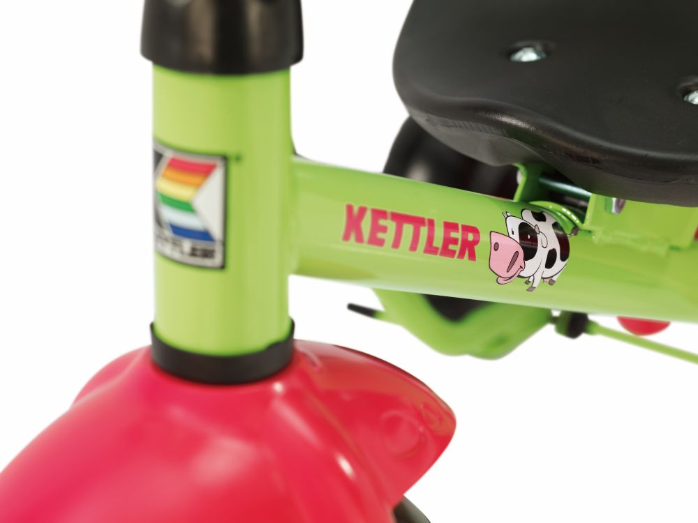 KETTLER Dreirad Funtrike Emma mit Kettler Schriftzug und niedlichem Kuhsticker