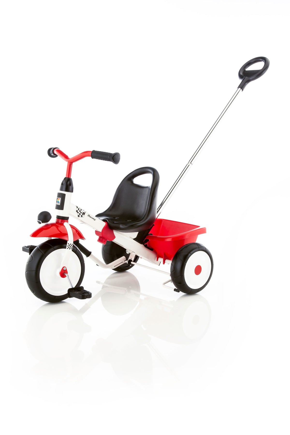 KETTLER Dreirad Happytrike - Langlebiges und sicheres Dreirad für Kinder ab 2 Jahren. Verstellbarer Sitz und Schiebestange für Eltern. Robuste Konstruktion und kinderfreundliches Design für unbeschwerte Ausflüge.
