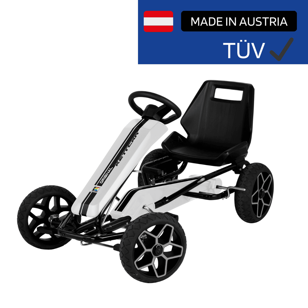 KETTLER Kettcar EVOLUTION in weiss - TÜV geprüft