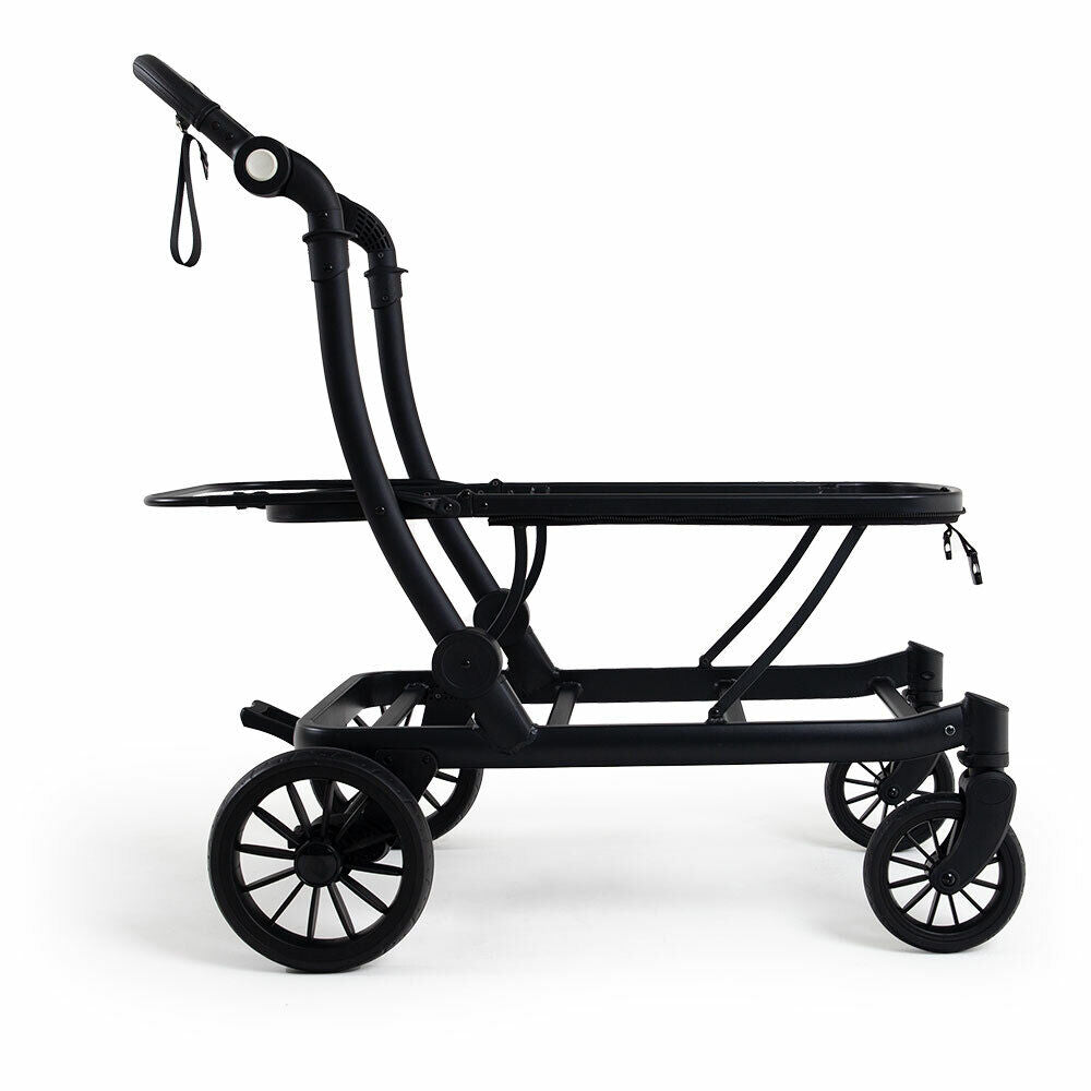 Rahmen und Gestell des KETTLER Klappbollerwagens Compact in Schwarz, robust und langlebig für vielfältige Einsätze.