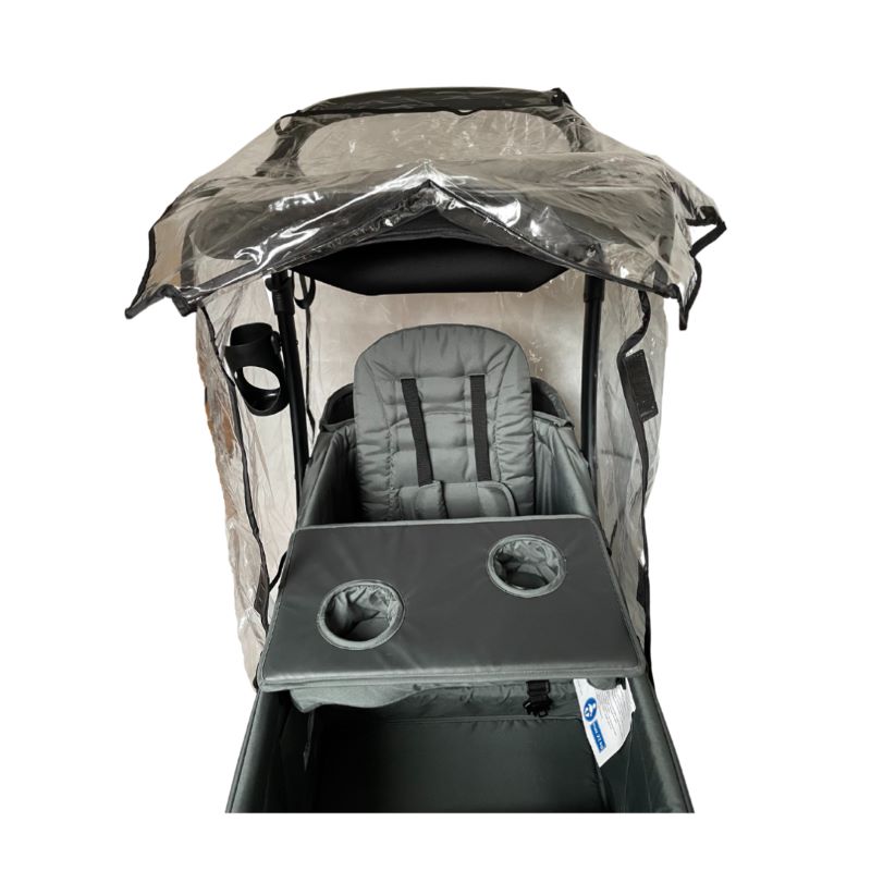 Carrito plegable KETTLER COMPACT Capota para la lluvia: vista detallada de la capota en posición abierta 
