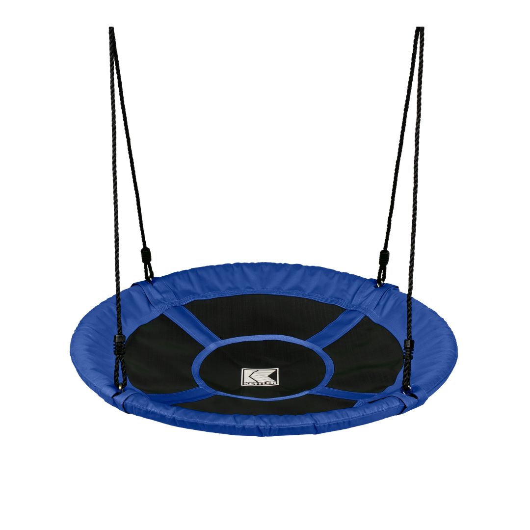 KETTLER Nestschaukel blau - Robuste und sichere Nestschaukel für Kinder. Komfortables Design mit strapazierfähigem Sitz und stabilen Aufhängungen.