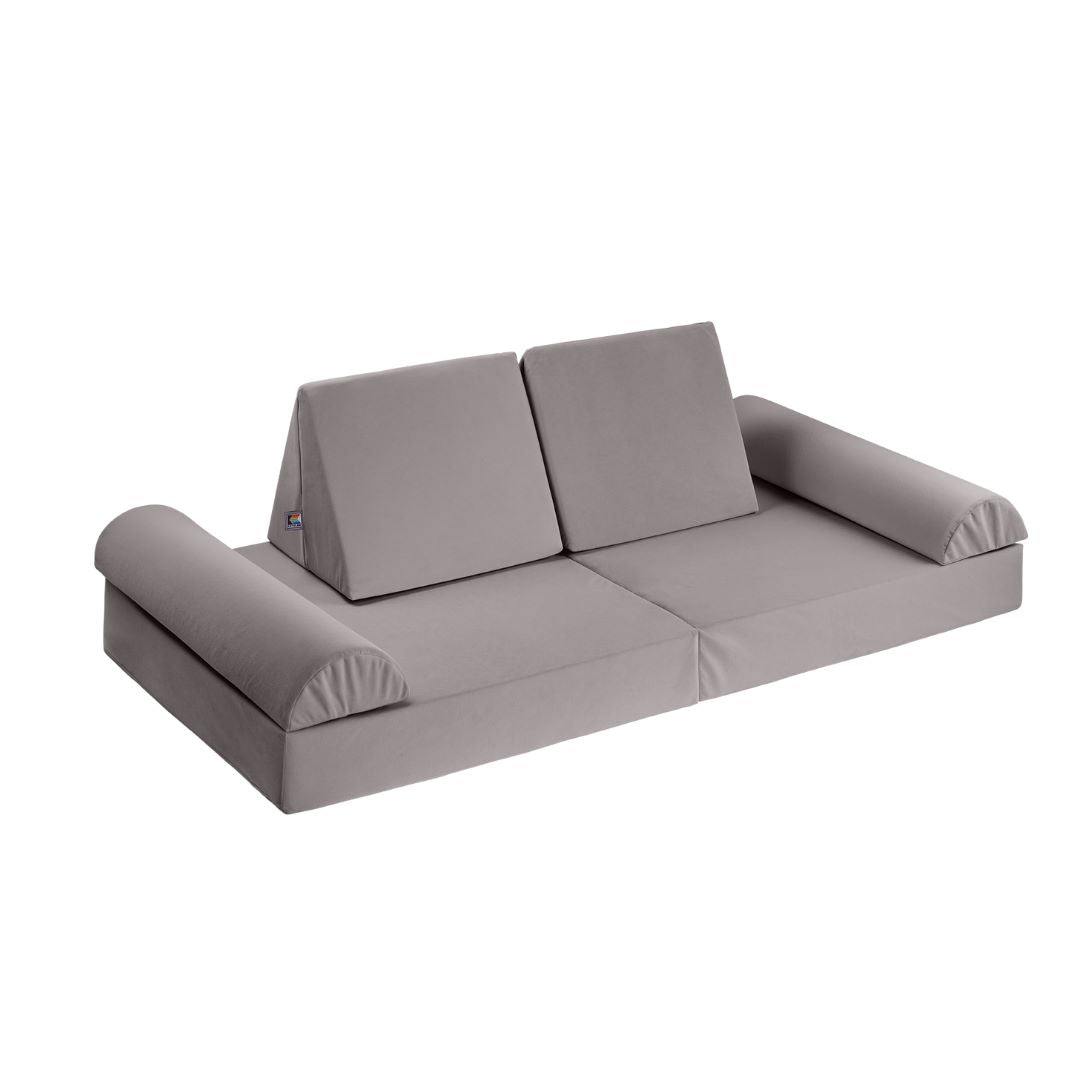 KETTLER Spielsofa KREATY Creme - Ansicht als Sofa mit Kissen und Armlehne