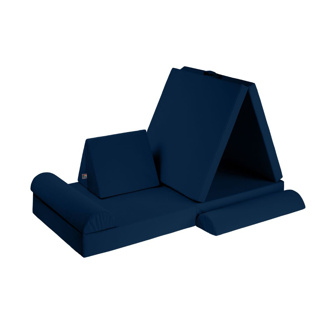 KETTLER Spielsofa KREATY Dunkelblau - Vielseitiges und bequemes Spielsofa für Kinder. Robuste Verarbeitung und kinderfreundliche Materialien. Waschbare Bezüge