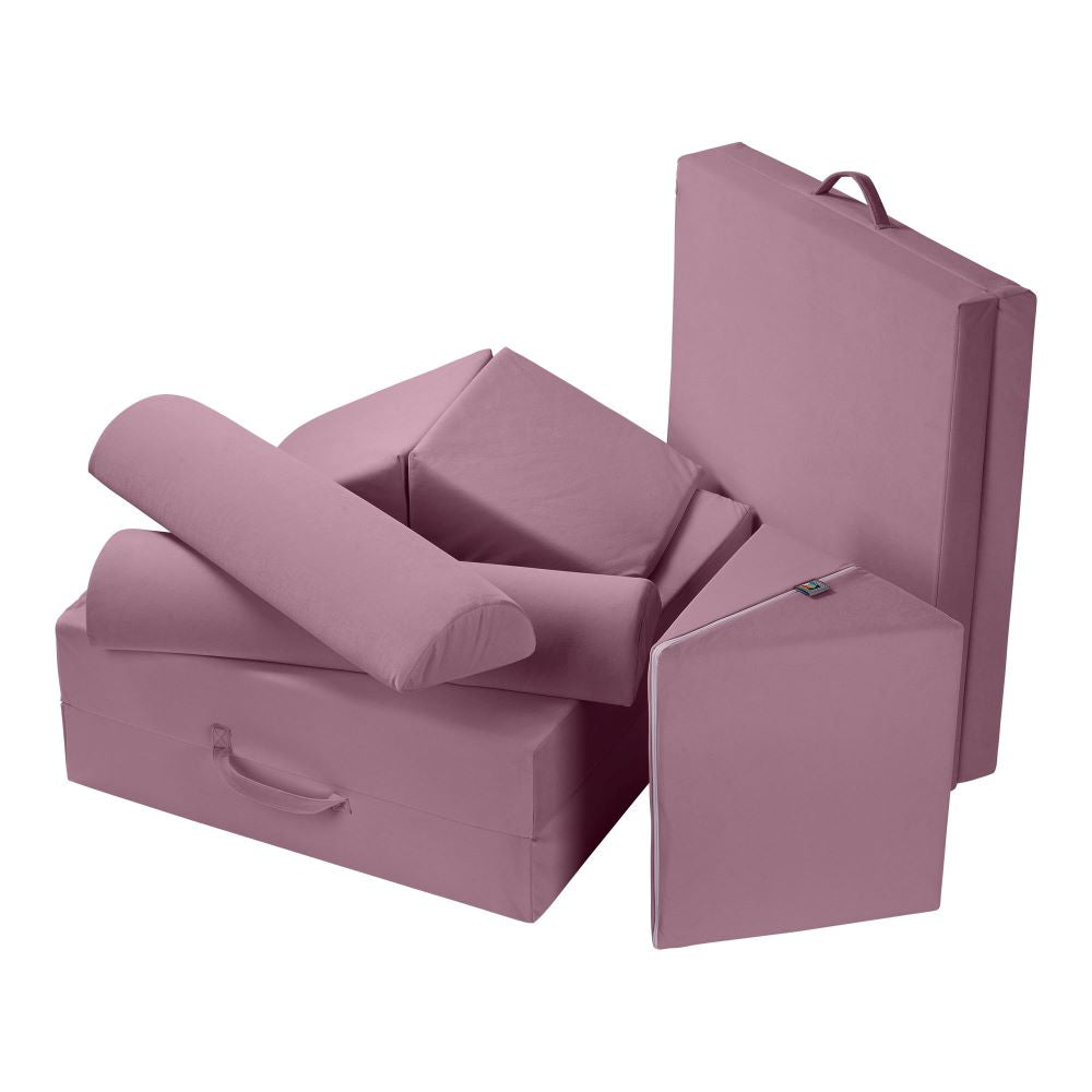 KETTLER Spielsofa KREATY Dusty Rose - alle Einzelteile des gesamten Spielsofas