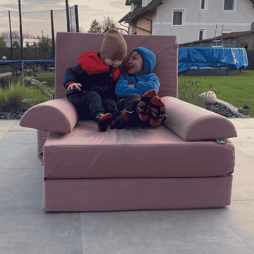 KETTLER Spielsofa KREATY Dusty Rose - als Einsitzer