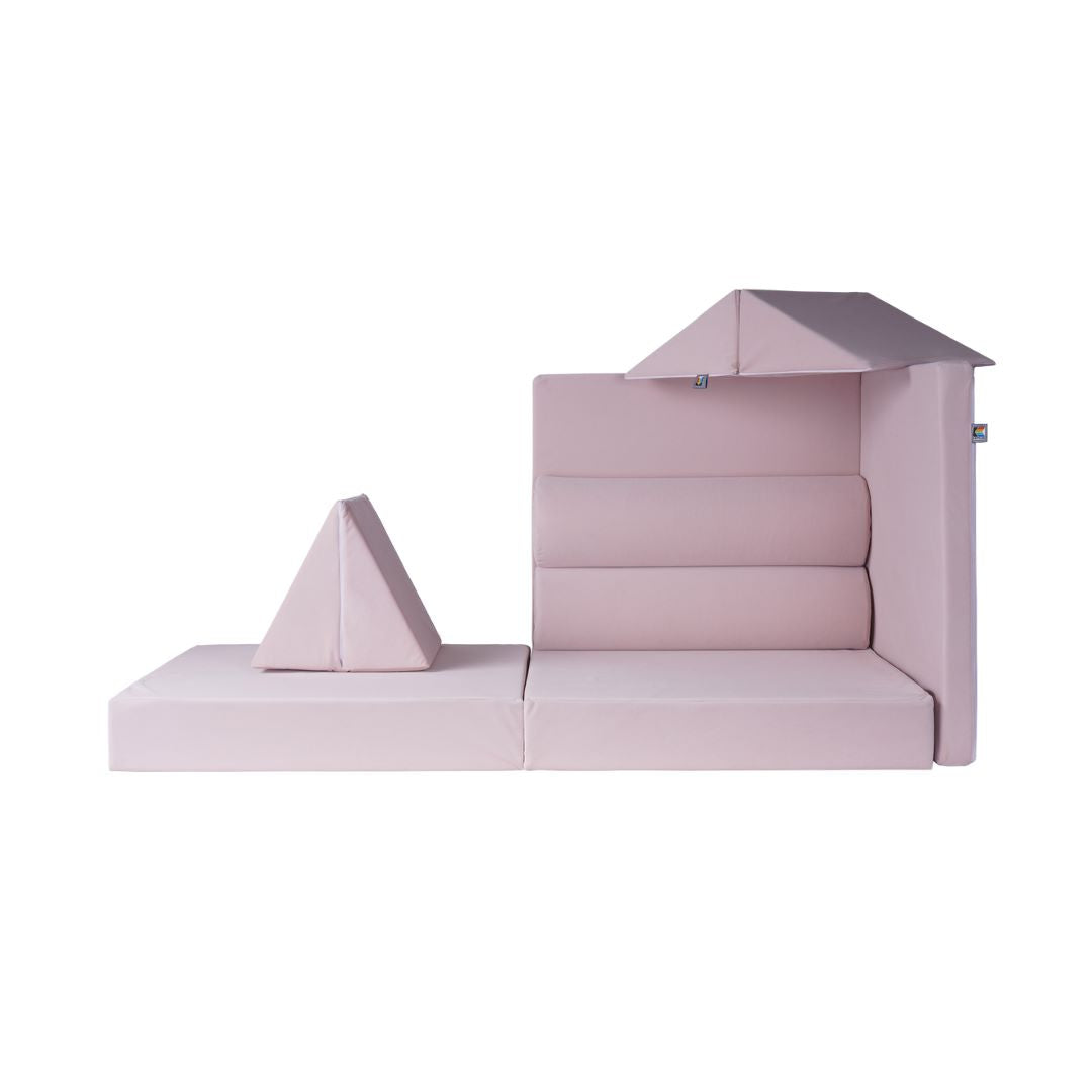 KETTLER Spielsofa KREATY Powder Pink - Ansicht der Leseecke des Spielsofas