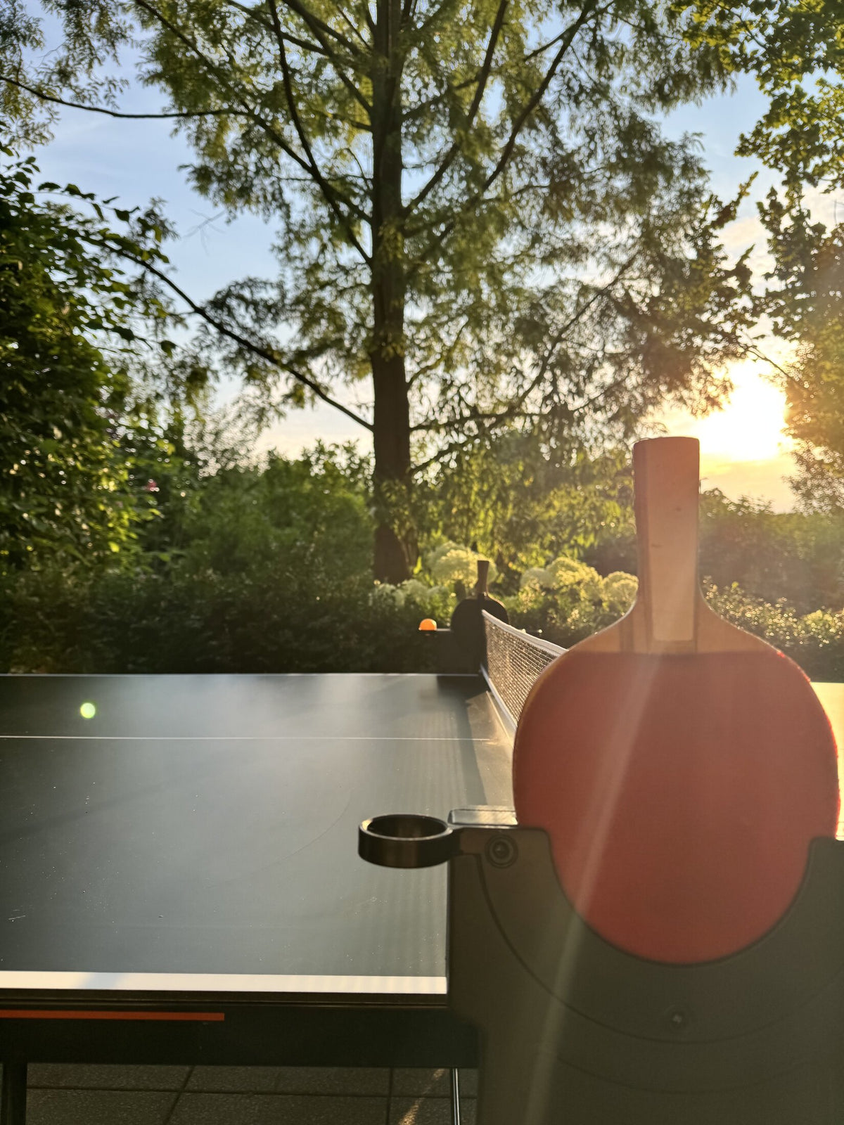 KETTLER Tischtennisplatte Basic Outdoor im Einsatz