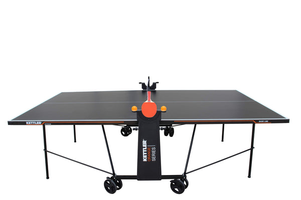 KETTLER Tischtennis Starterset Basic Outdoor + Abdeckhaube