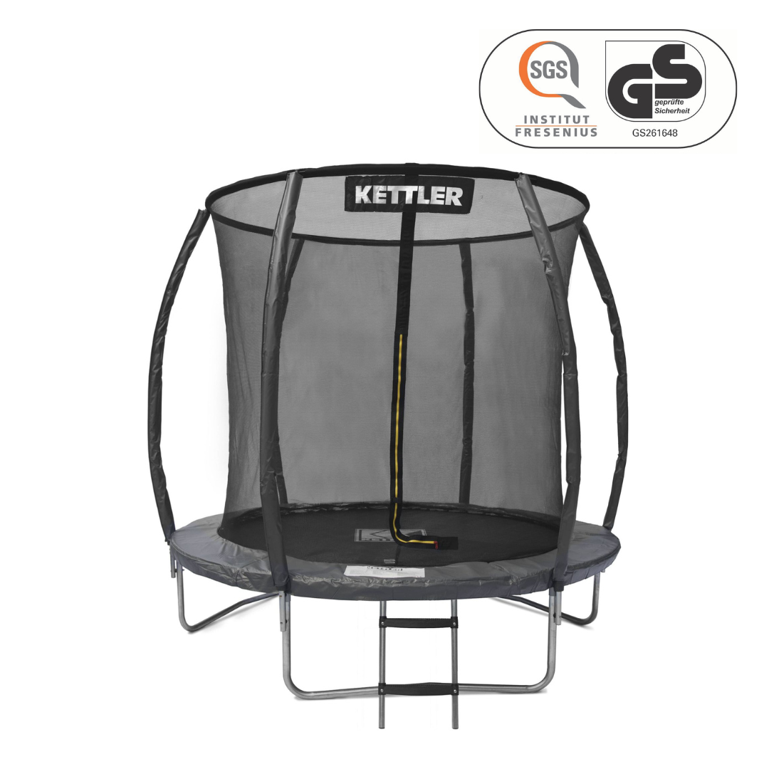 KETTLER Jump244 Grey Trampoline – GS-tested and certified