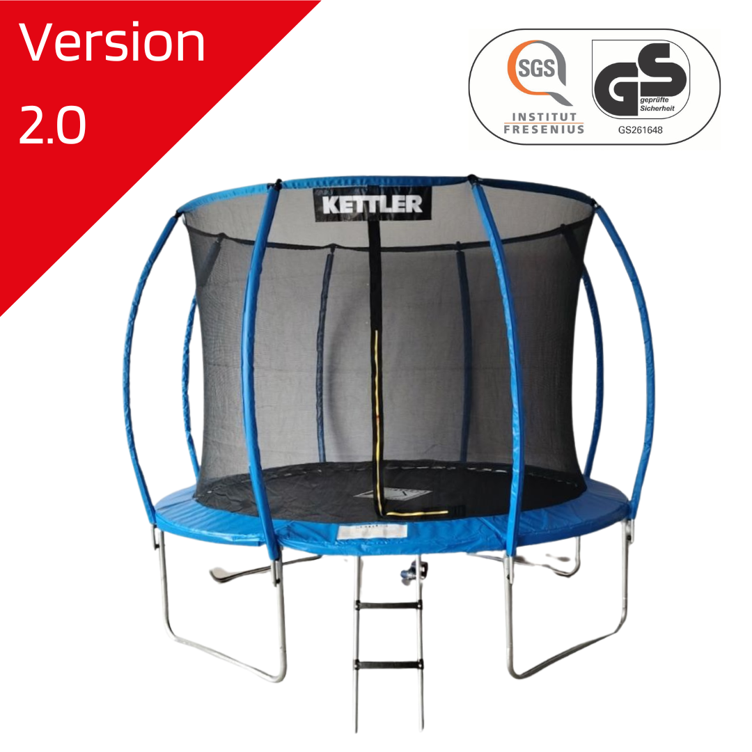 KETTLER Trampolin JUMP 305 Blau - GS geprüft