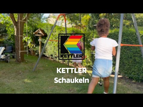KETTLER Einzelschaukel SINGLE Rot/Blau